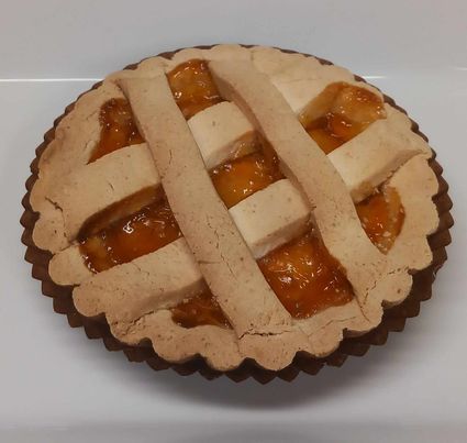 Crostata grande con albicocca